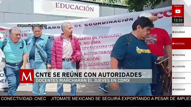 CNTE dialoga con autoridades educativas en CdMx y alista protestas para el 17 de junio