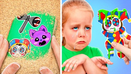 What’s Under the Sand Duck? 🐥🎨 Pomni’s gamebook Escape!