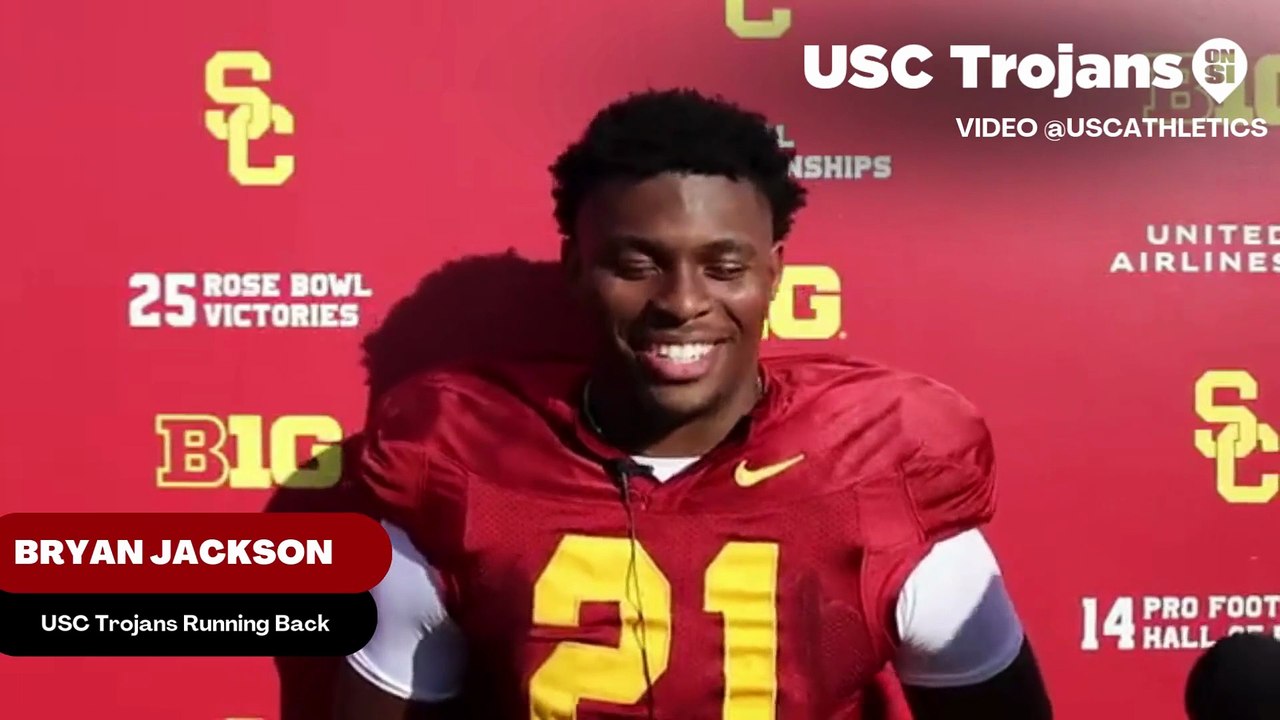 USC Trojans Running Back Bryan Jackson Discusses How The Offensive Line ...