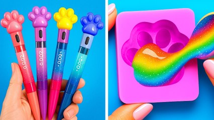 10+ Articles de Papeterie & Gadgets ! Outils d'Art ! Créations Scolaires DIY Virales par 123 GO !