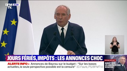 Édition spéciale - Jours fériés, impôts : les annonces choc - 15/07