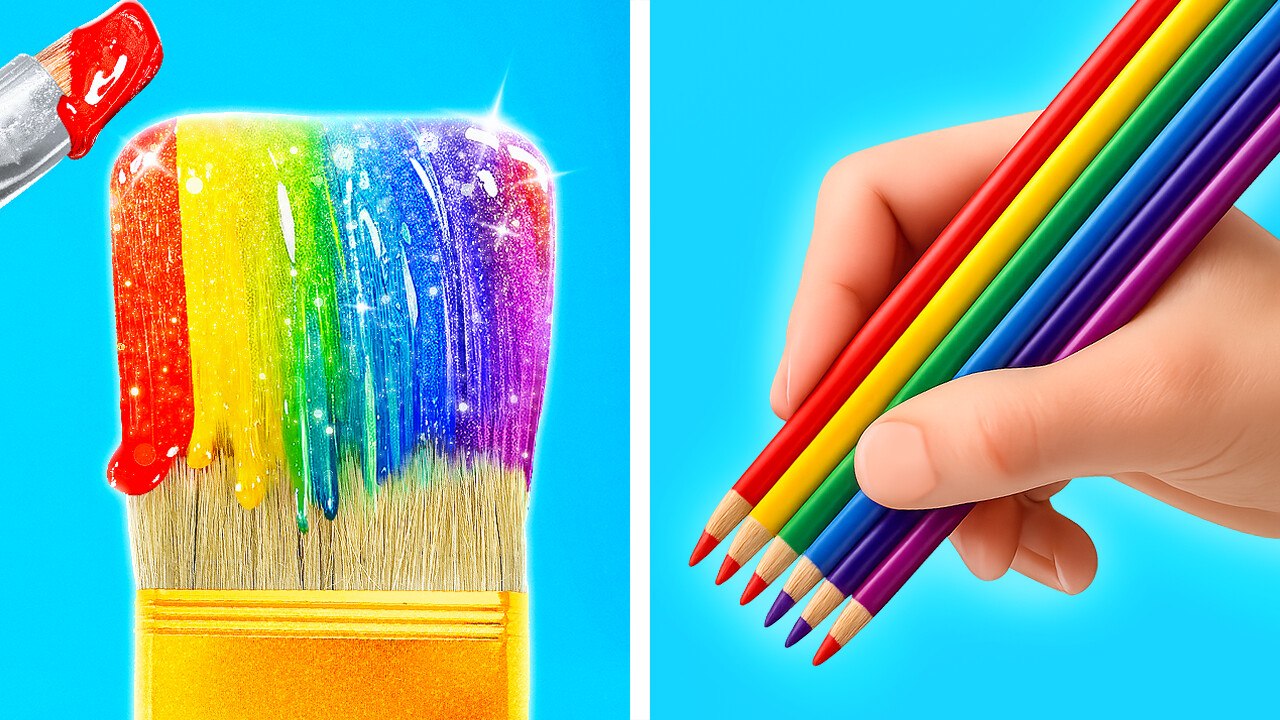 10 + Défis d'Art Arc-en-ciel ! 🌈 Qui Peut Crée...