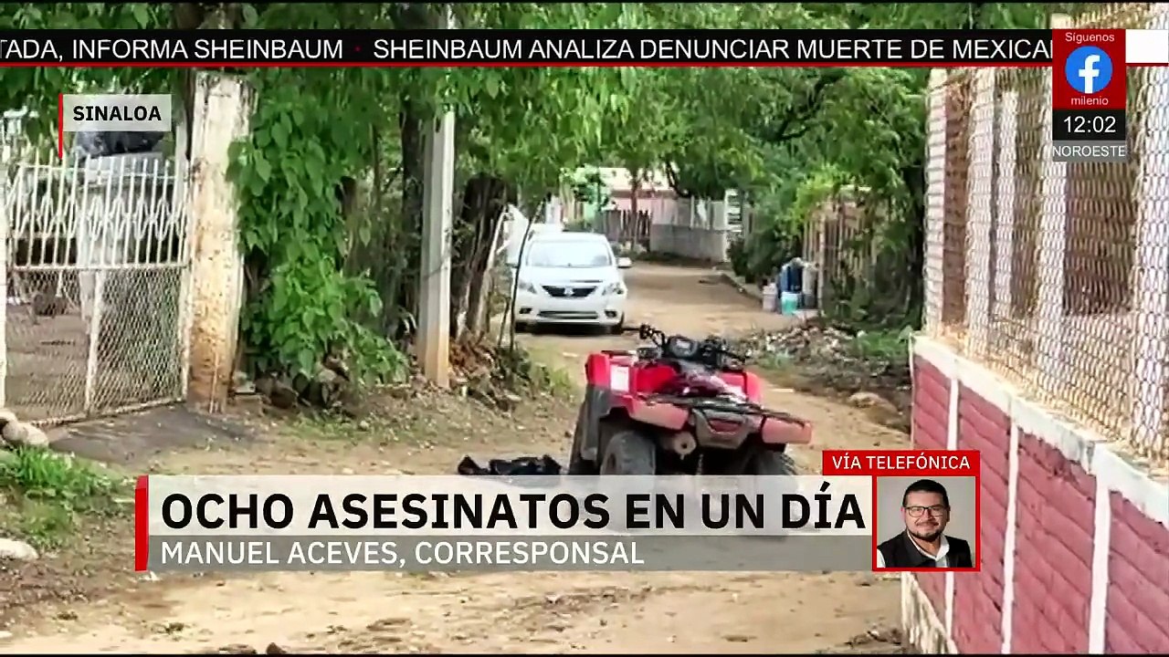 Violencia en Sinaloa: registran asesinatos, robos y secuestros en un solo día
