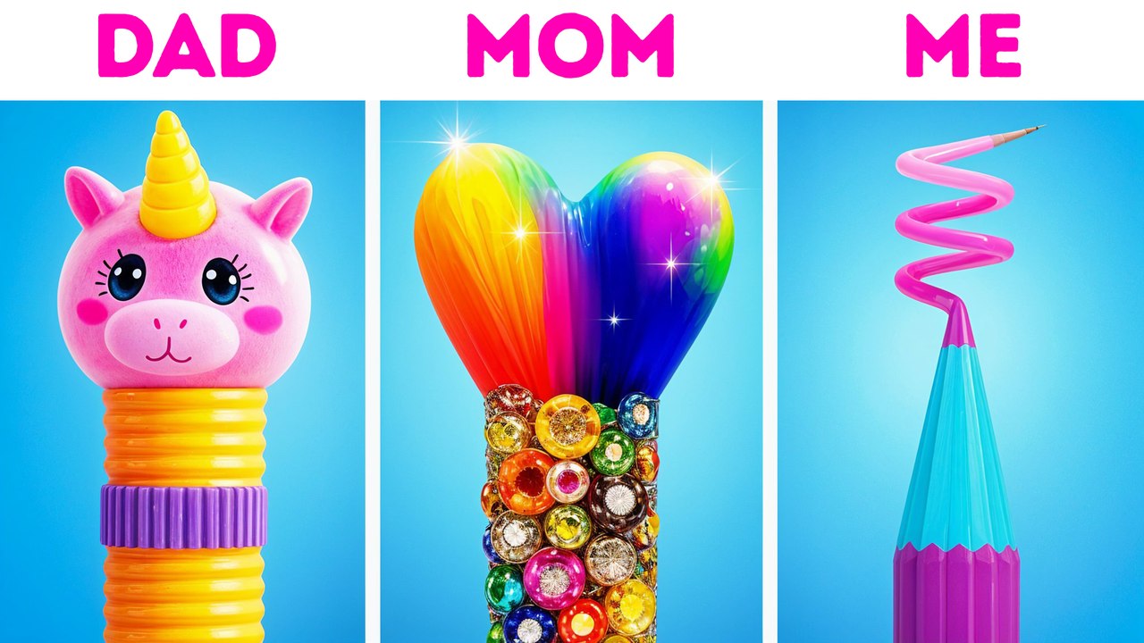 PAPA vs MAMAN vs MOI ! Défi artistique ! Astuces de dessin ultimes & conseils viraux ! par 123 GO !