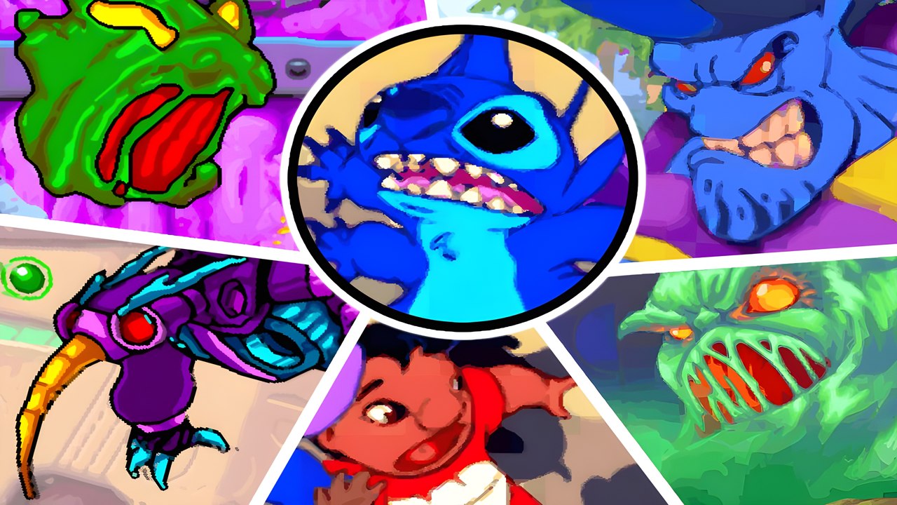 Disney's Lilo & Stitch All Bosses (GBA)