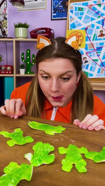 Giant Gummy Bear… Behind Bars?! 🍬🚔