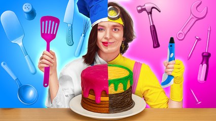 DÉFI D'ART EN CRÊPES VS STYLO 3D ! Qui Réalise le Meilleur Art Culinaire ? par 123 GO! FOOD