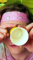 Paper Cup Magic 🎉🍭 DIY Candy Dispenser for Joy
