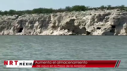 Aumenta el almacenamiento de agua en la Presa de la Amistad