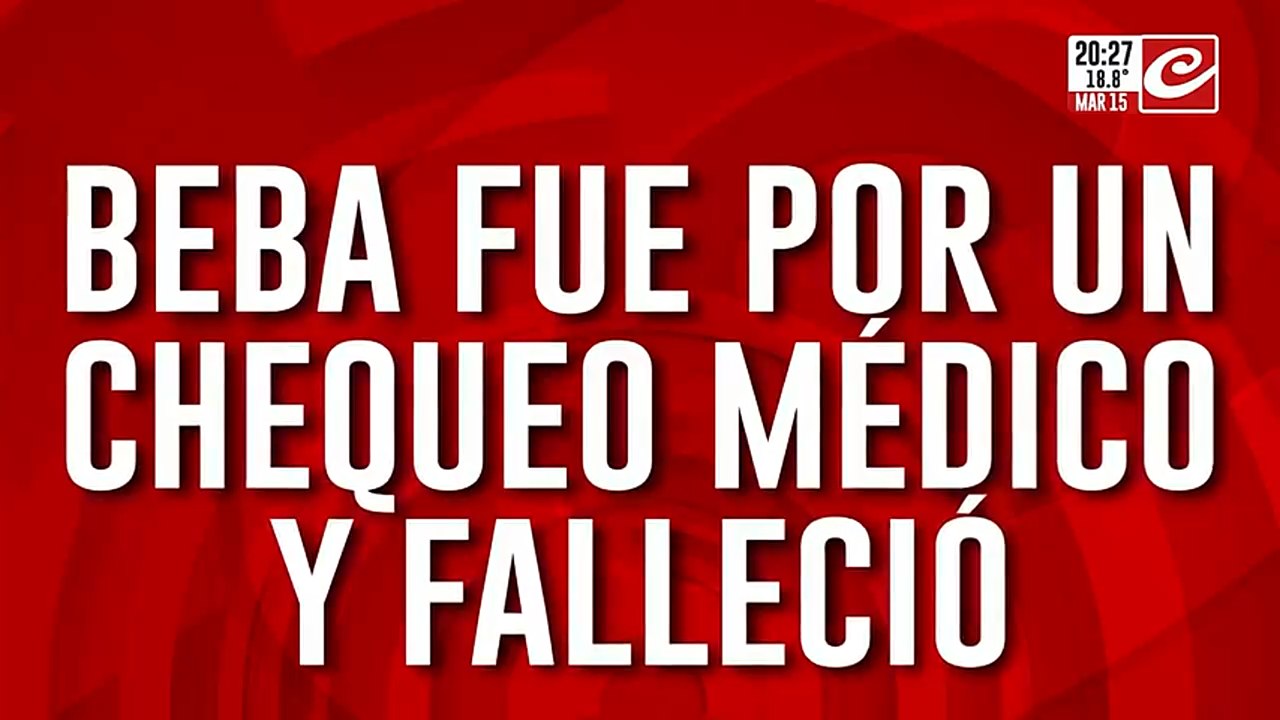Muerte y misterio: la beba tenia 11 meses