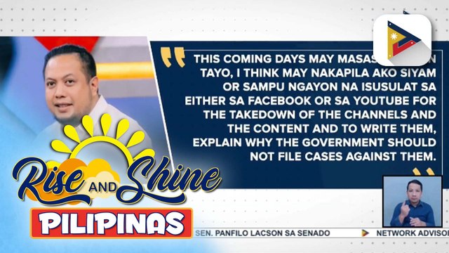 Siyam hanggang sampung content creators at social media influencers, posibleng masampolan dahil sa pag-endorso ng illegal online gambling
