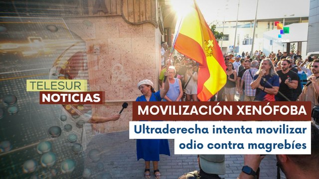 Manifestación por la ultraderecha española reunió a medios nacionales e internacionales
