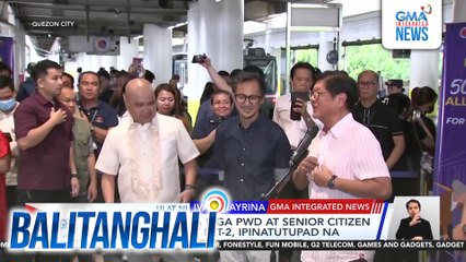 50% discount sa mga PWD at senior citizen sa MRT-3, LRT-1 at LRT-2, ipinatutupad na | Balitanghali