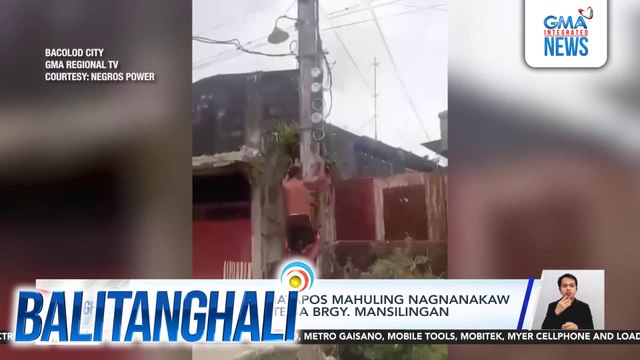 Lalaki, arestado matapos mahuling nagnanakaw umano ng kuryente sa Brgy. Mansilingan | Balitanghali