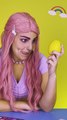 Lemon Gets a Crazy Beauty Transformation! 🍋💄 #beauty #asmr #diy