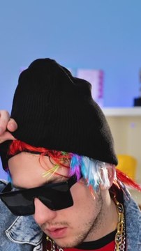 I Made Colorful Hair with Some Colored Markers! 💇‍♀️🌈 #haircare #asmr #diy