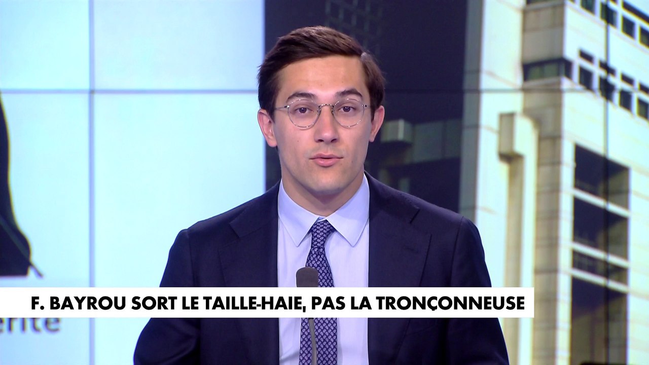 L'édito de Jules Torres : «F. Bayrou sort le taille-haie, pas la tronçonneuse»