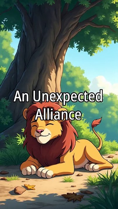 The Lion and the Mouse 🦁🐭 | Animated Moral Story for Kids | English Short Story with Lesson