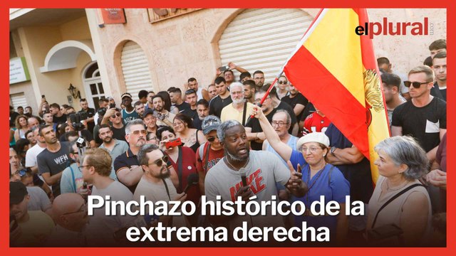 Fracaso de la concentración racista en Torre Pacheco: Más prensa y policía que manifestantes