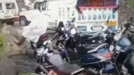 विकासनगर में लैंडस्लाइड, मचा हड़कंप