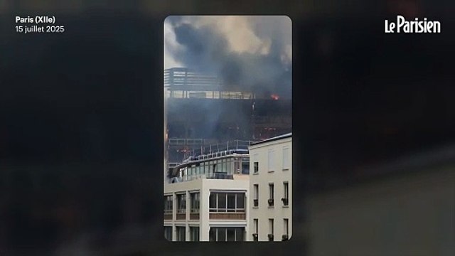 « Le risque d’effondrement n’est pas écarté » : à Paris, un immeuble en construction ravagé par les flammes
