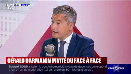 Gérald Darmanin: "Ce qui n'est pas acceptable pour la France, c'est de ne pas avoir de budget"