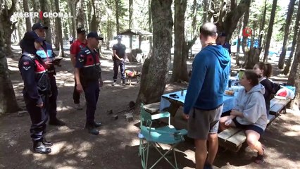 Uludağ'ın ormanlarında jandarmadan 24 saat motorize devriye