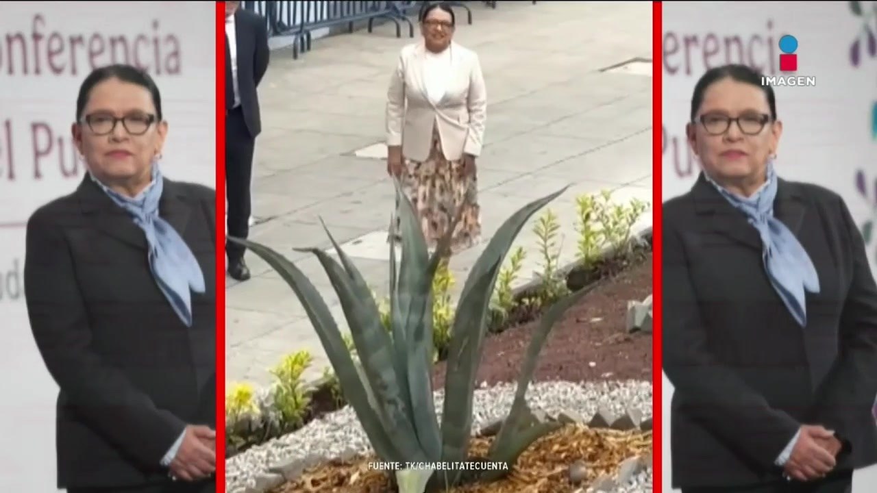 A Rosa Icela Rodríguez le preguntaron sobre el papa
