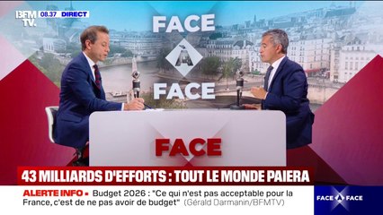 Budget: Gérald Darmanin propose de ne pas geler "éventuellement" le barème pour ceux qui sont "à l'entrée de l'impôt sur le revenu"