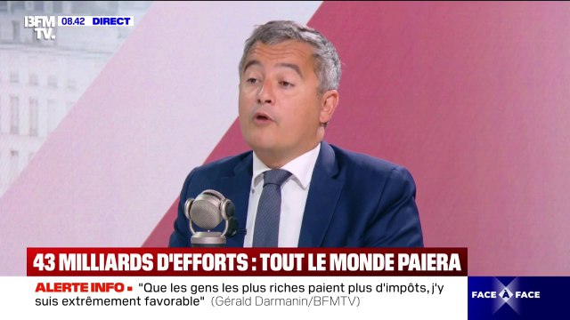 Budget 2026: Que les gens les plus riches paient plus d'impôts, moi j'y suis très favorable , déclare Gérald Darmanin