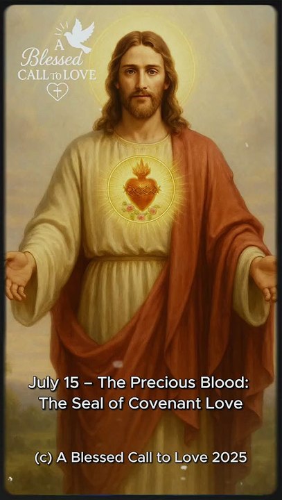 The Precious Blood: The Seal of Covenant Love 🙏❤️