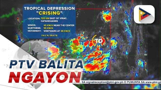 Aurora at Cagayan, posibleng makaranas ng malalakas na ulan simula bukas dahil sa Bagyong #CrisingPH