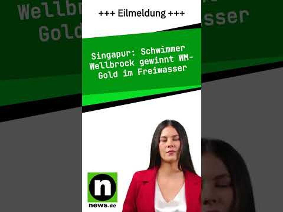 Schwimmer Wellbrock gewinnt WM-Gold im Freiwasser