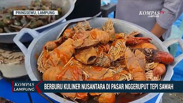 Berburu Kuliner Nusantara di Pasar Nggeruput Tepi Sawah