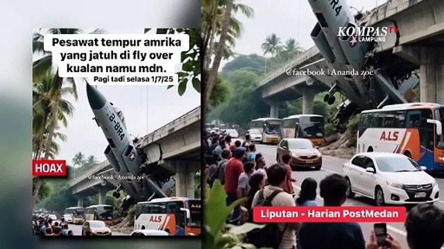 Hoax Pesawat Tempur Amerika Jatuh Di Kota Medan | NEWS OR HOAX