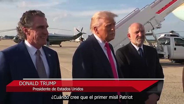 Trump asegura que los primeros misiles Patriot para Kiev ya están siendo enviados a Ucrania