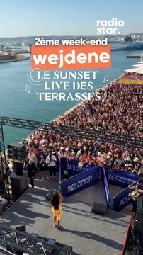 Wejdene fait chanter le public des Sunset Live des Terrasses. #wejdene #sunsetlive #concert