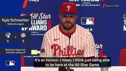 Schwarber's MVP heroics still haven't sunk in after epic MLB All-Star Game