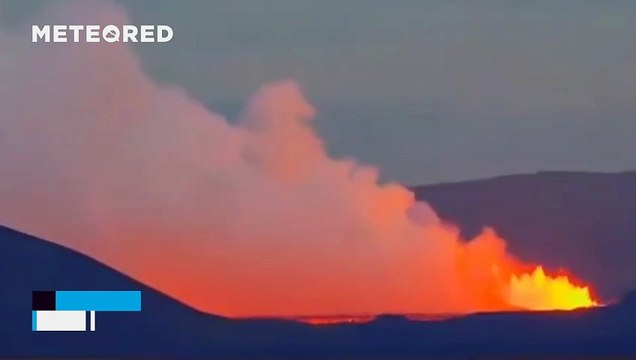 New eruption on the Reykjanes Peninsula, Iceland! The 700-meter fissure begins in the Sundhnúksgígar crater system