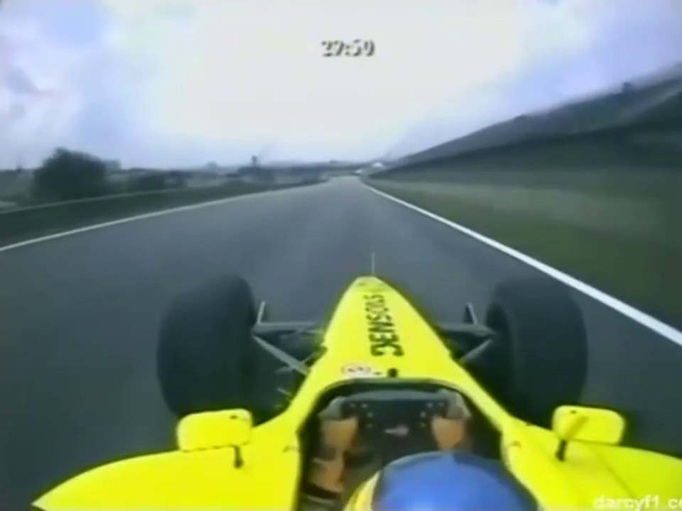 F1 – Jarno Trulli (Jordan Honda V10) Onboard – Brazil 2001