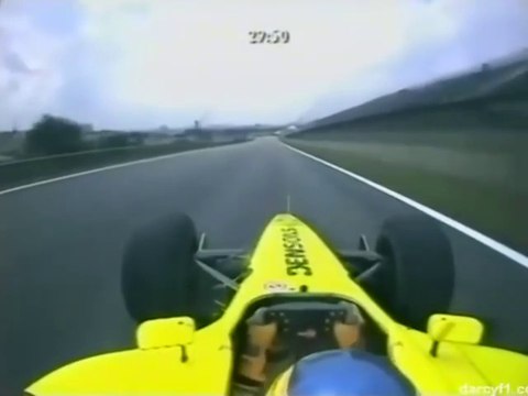 F1 – Jarno Trulli (Jordan Honda V10) Onboard – Brazil 2001