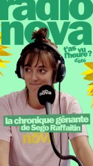Sego Raffaitin : Une chronique qui dérange et fait réfléchir 🎙️