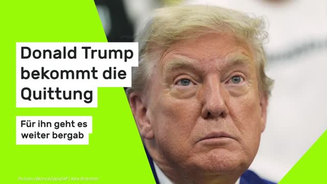 Donald Trump: US-Präsident bekommt die Quittung - für ihn geht es weiter bergab