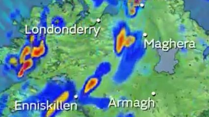 When heavy rain will hit Northern Ireland