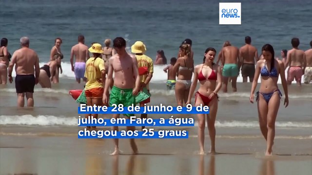 Onda de calor marinha : temperatura da água do mar no Algarve atinge recordes