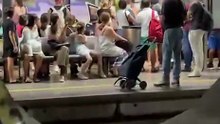 Colapso en la estación del Clot de Rodalies en Barcelona