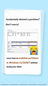 Easily Undelete Partitions in Windows 11/10/8/7 Without Data Loss