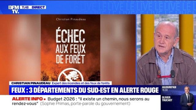 Feux de forêt: On a vécu des périodes beaucoup plus graves dans les années 80 , explique Christian Pinaudeau, expert des incendies