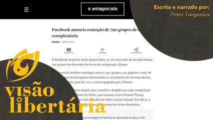 QAnon foi barrado pelo facebook e twitter | Visão Libertária - 30/08/20 | ANCAPSU