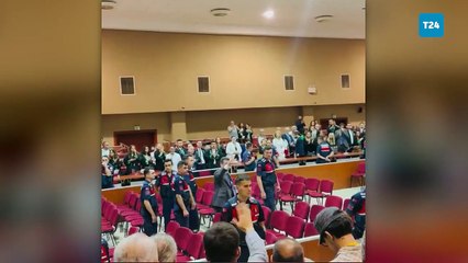 Ekrem İmamoğlu'nun mahkeme salonundan görüntüleri yayınlandı